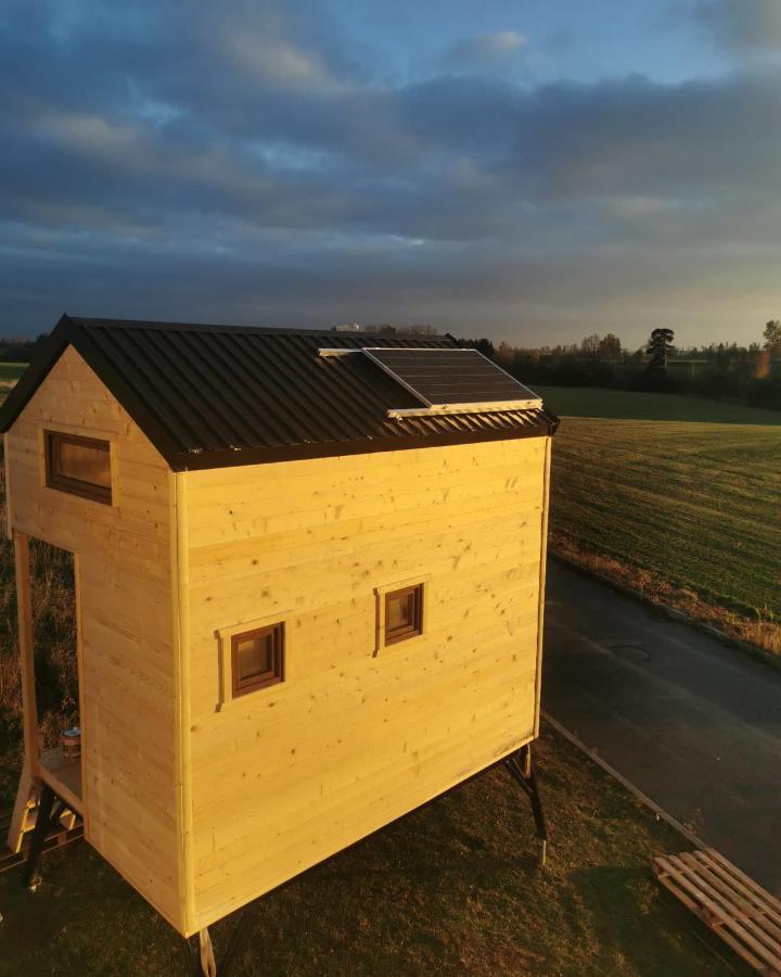 Treehome Tinyhouse Střítež Buitenkant foto