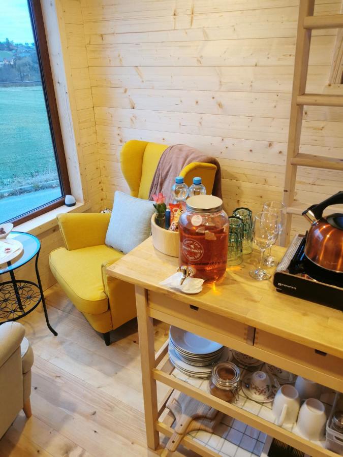 Treehome Tinyhouse Střítež Buitenkant foto